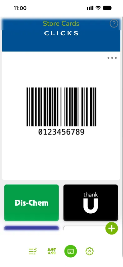 Jada store cards expanded